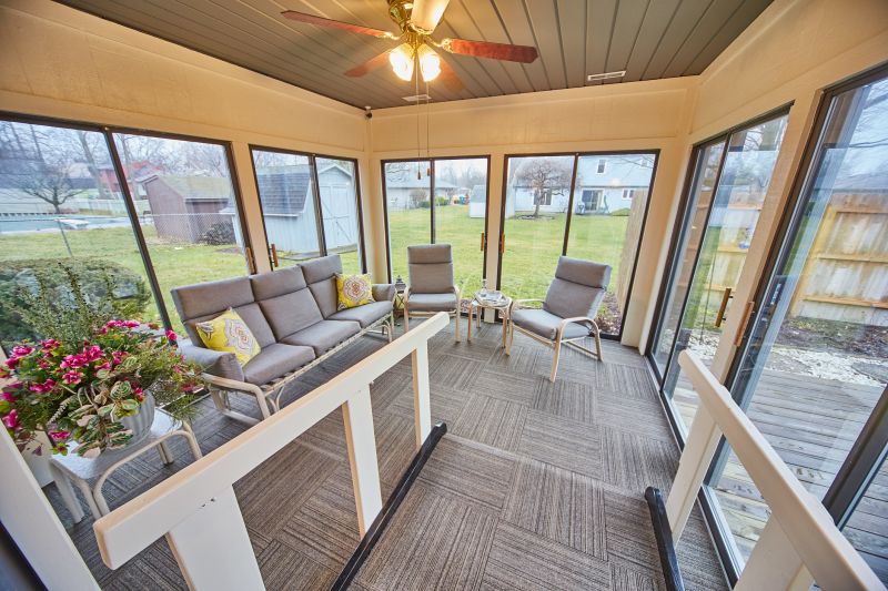 Contemporary Sunroom Interior